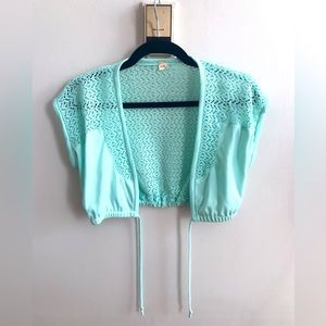 Vintage turquoise shawl